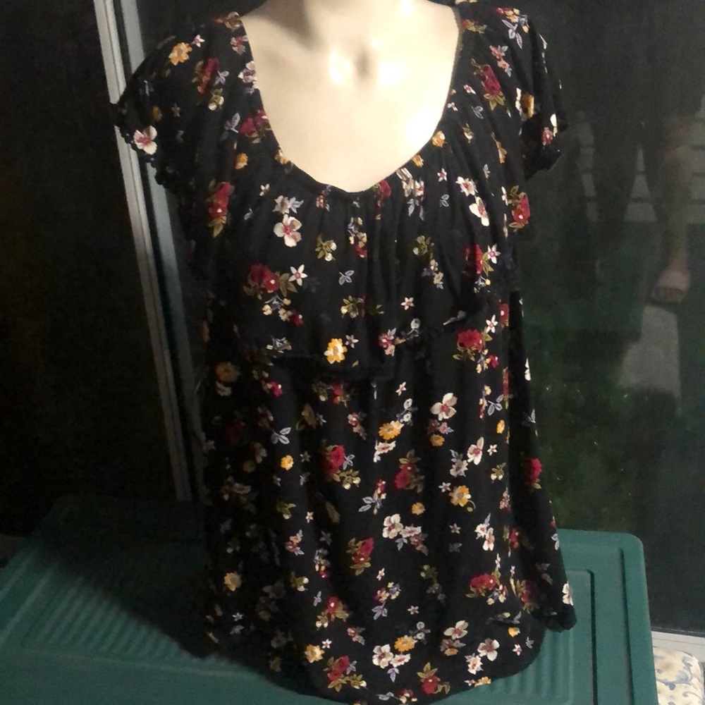 Flowered blouse